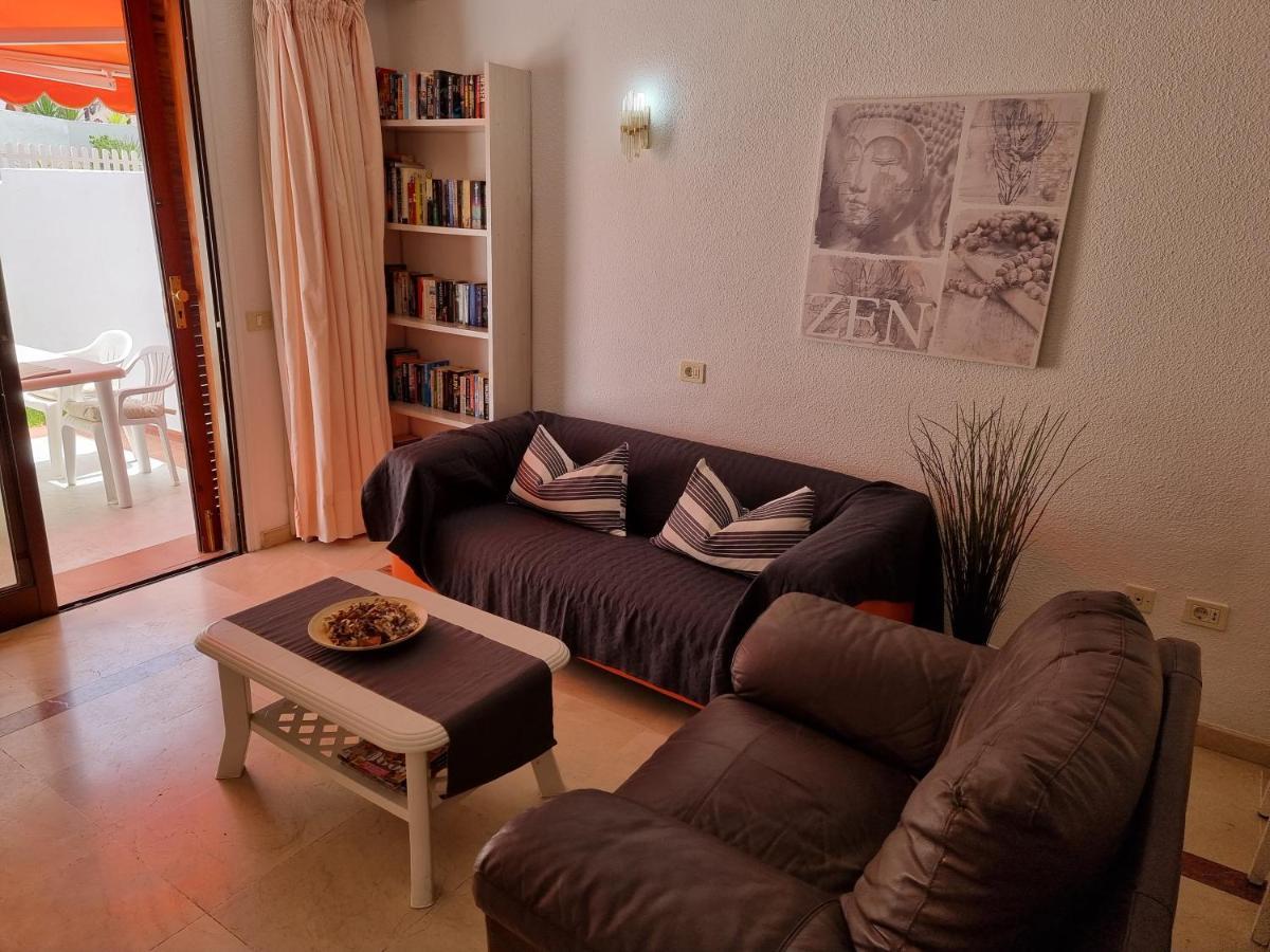Casa Teide, Ground Floor Apartment Parque Santiago 1, Heated Pool, 100 M To Sea And Beach, Wifi Playa de las Americas  Luaran gambar